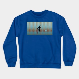 Poesidon's school of fish Crewneck Sweatshirt